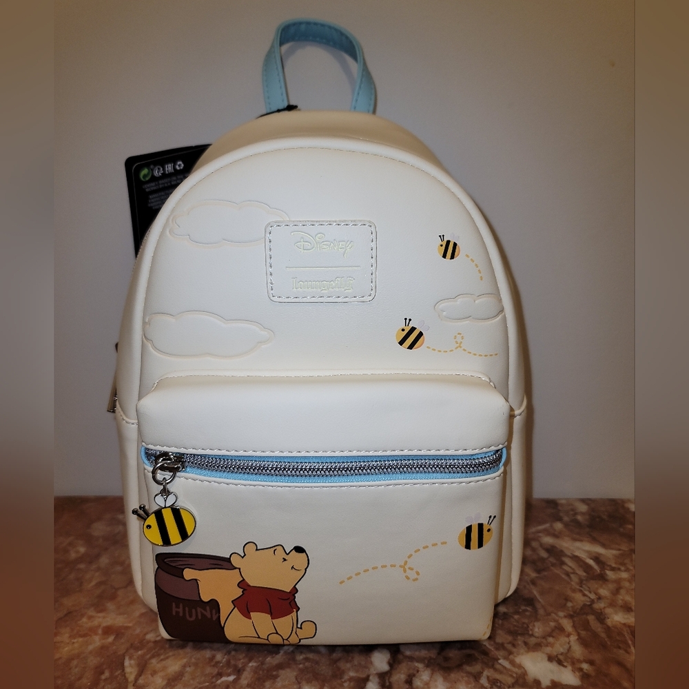 NWT Loungefly Disney Winnie The Pooh Clouds Mini Backpack